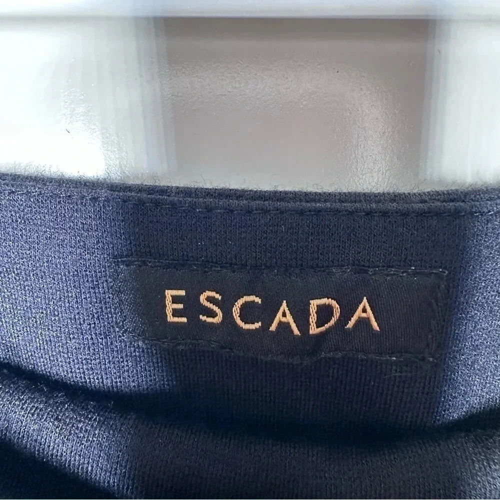 ESCADA Navy Blue Pencil Skirt Size 4 - Picture 3 of 9